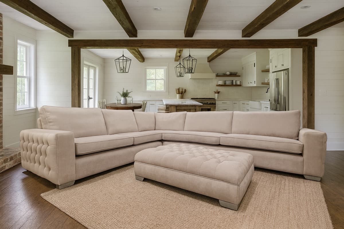 Amy corner sofa in modern living room