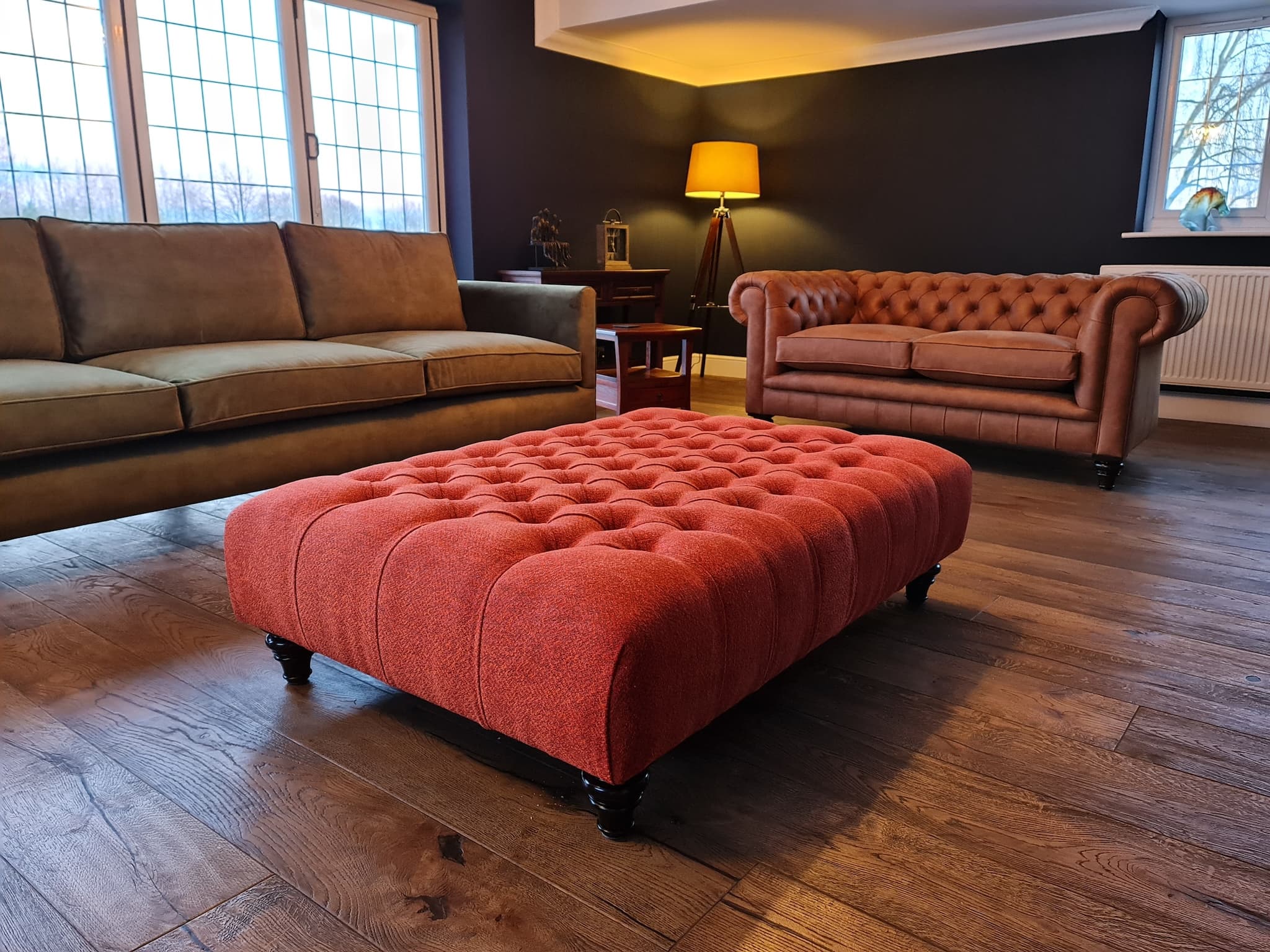 Tufted Platform Ottoman - Amalfi Stool - Signature Furniture