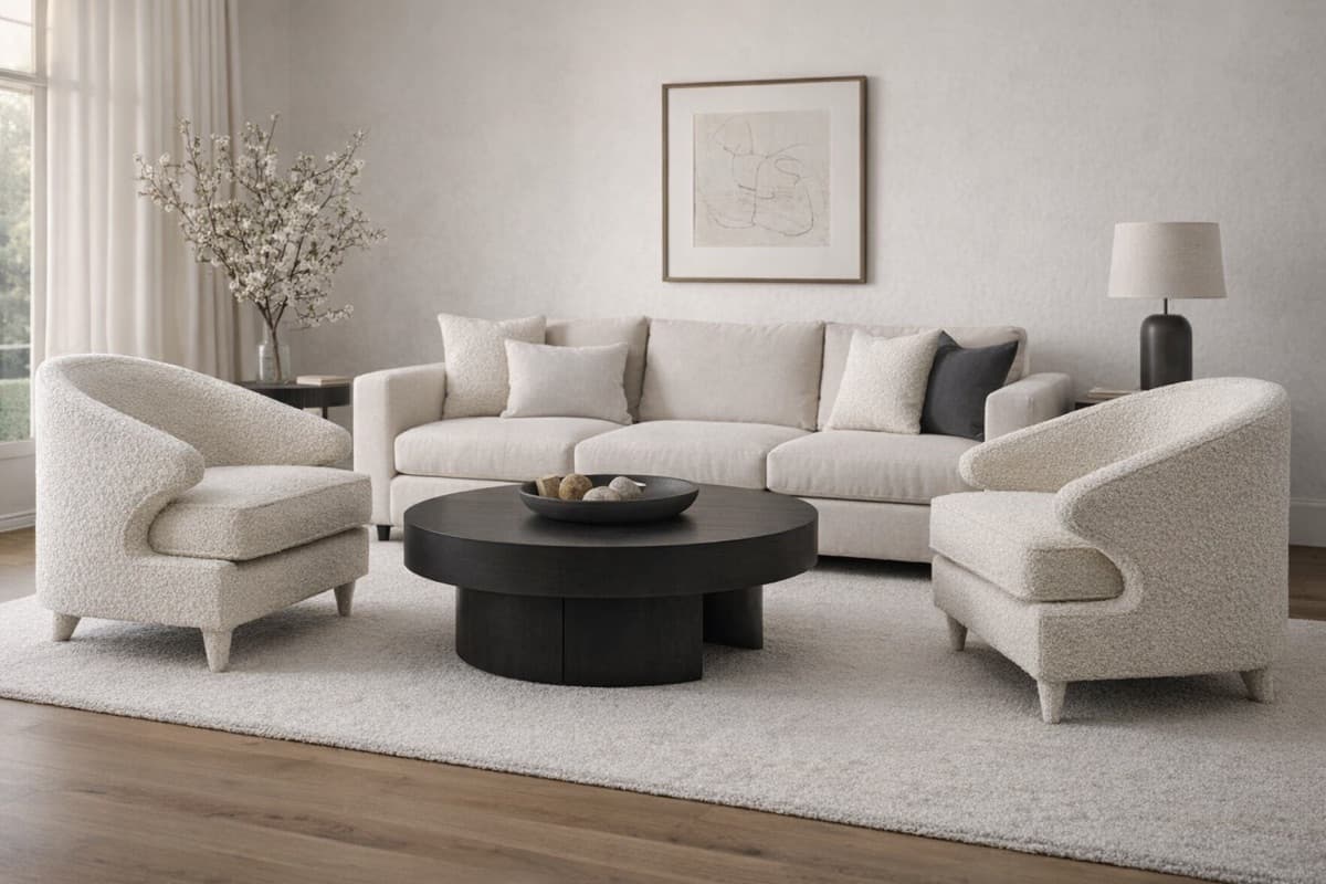 Curved Barrel Chair - Emily Chair Gallery