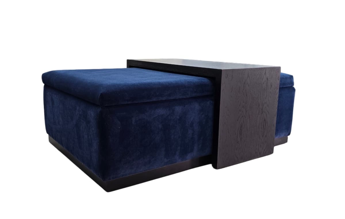 Storage Lift Ottoman - Genoa Footstool Angle - Signature Furniture