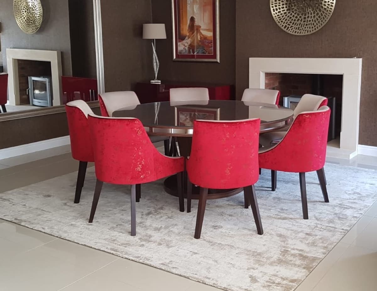 Piped Scatter Cushion Chair - Hampton dining chair Signature Furniture