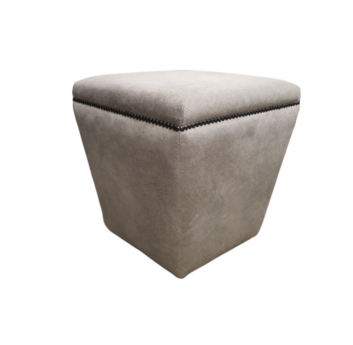 Tapered Cube Stool - Laver Footstool Angle - Signature Furniture