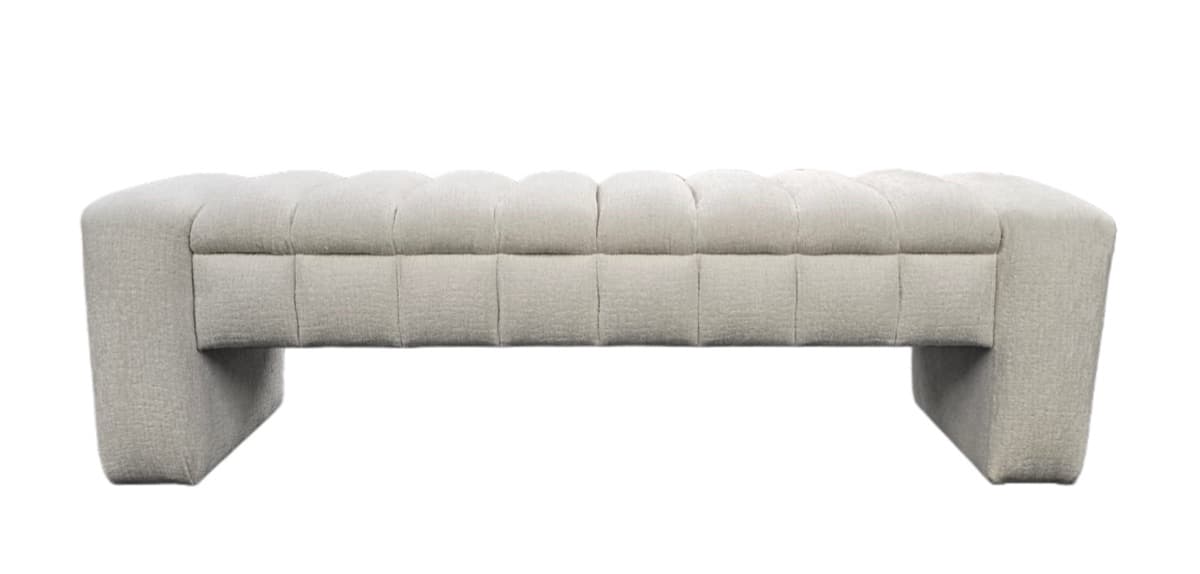 Flared-Arm Daybed - Natalie Bench Front - Signature Furniture