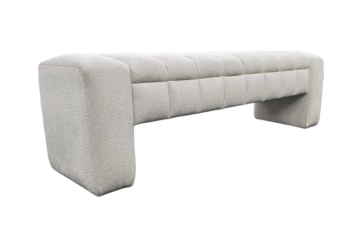 Flared-Arm Daybed - Natalie Bench Angle - Signature Furniture