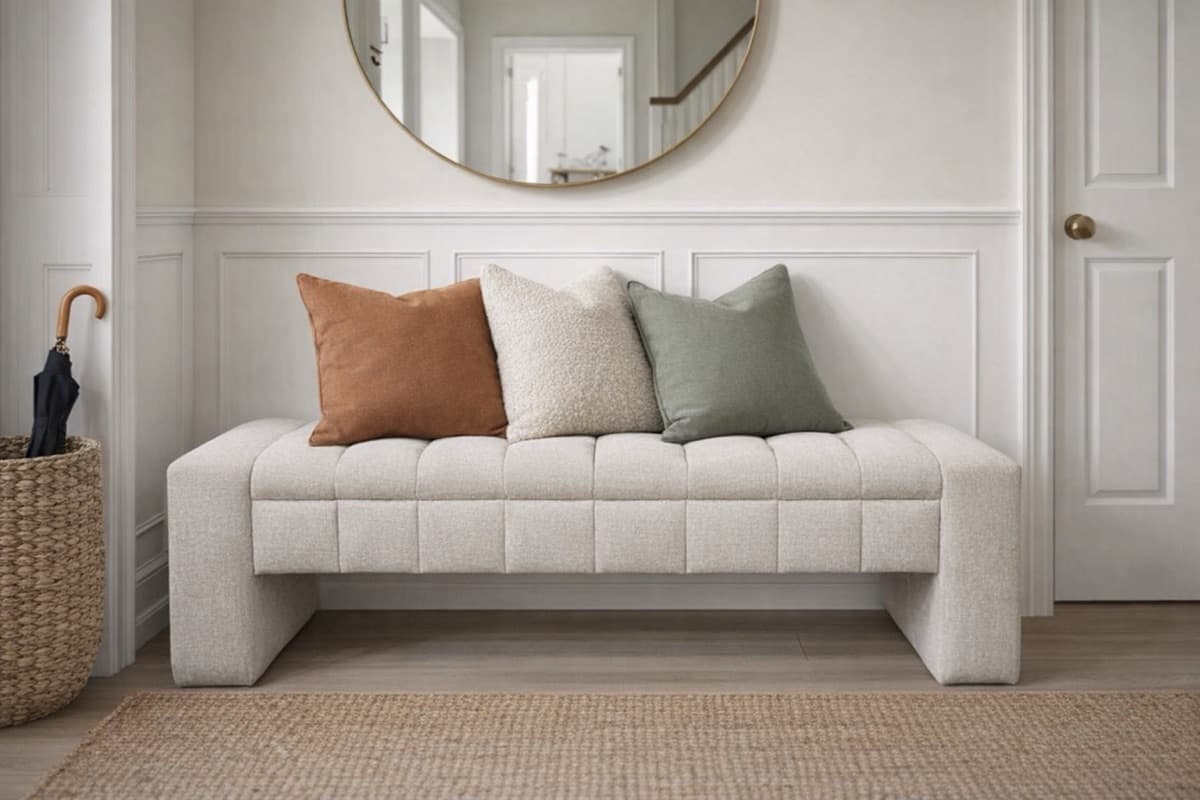 Flared-Arm Daybed - Natalie Bench Gallery - Signature Furniture