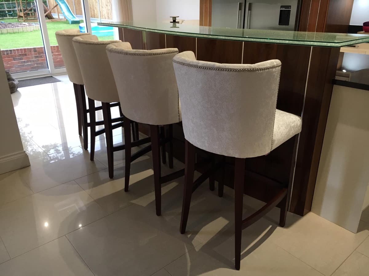 Nailhead Trim Barstool - Olivia Bar Stool (Gallery)