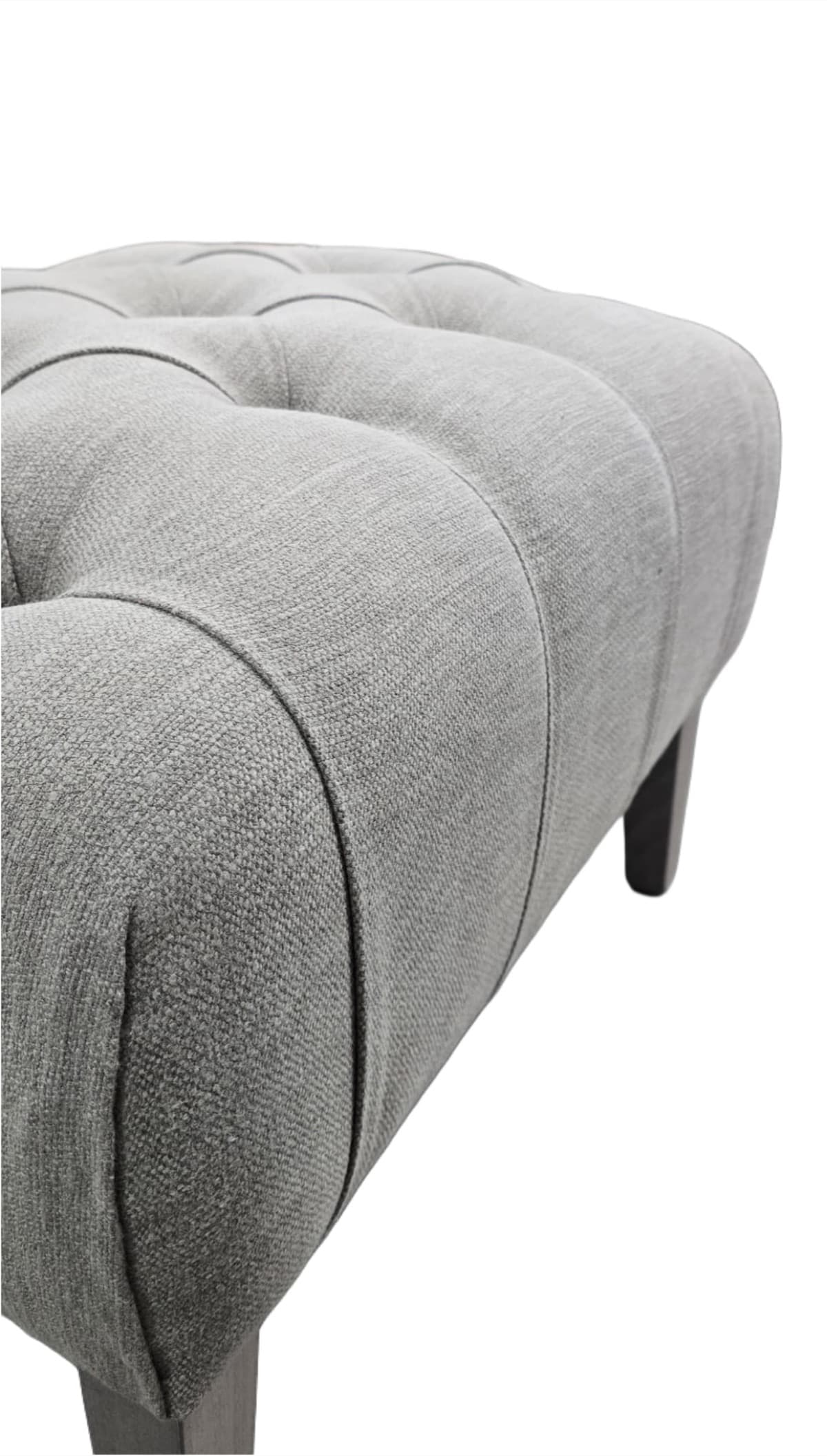 Classic Turned-Leg Footstool - Porchester Footstool Close Signature Footstool.