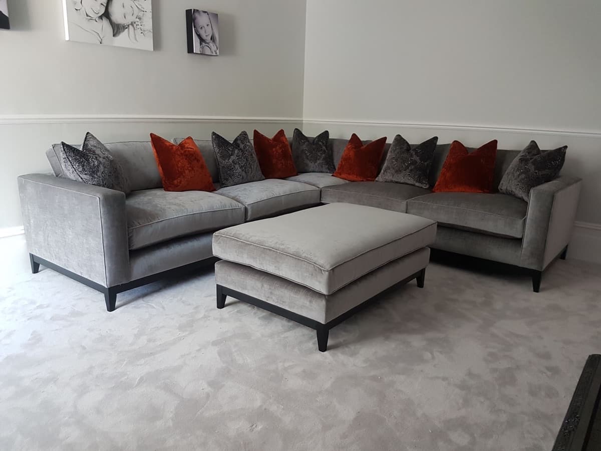 Curved Arm Sofa - Rossarno Sofa 11 - Signature Furniture