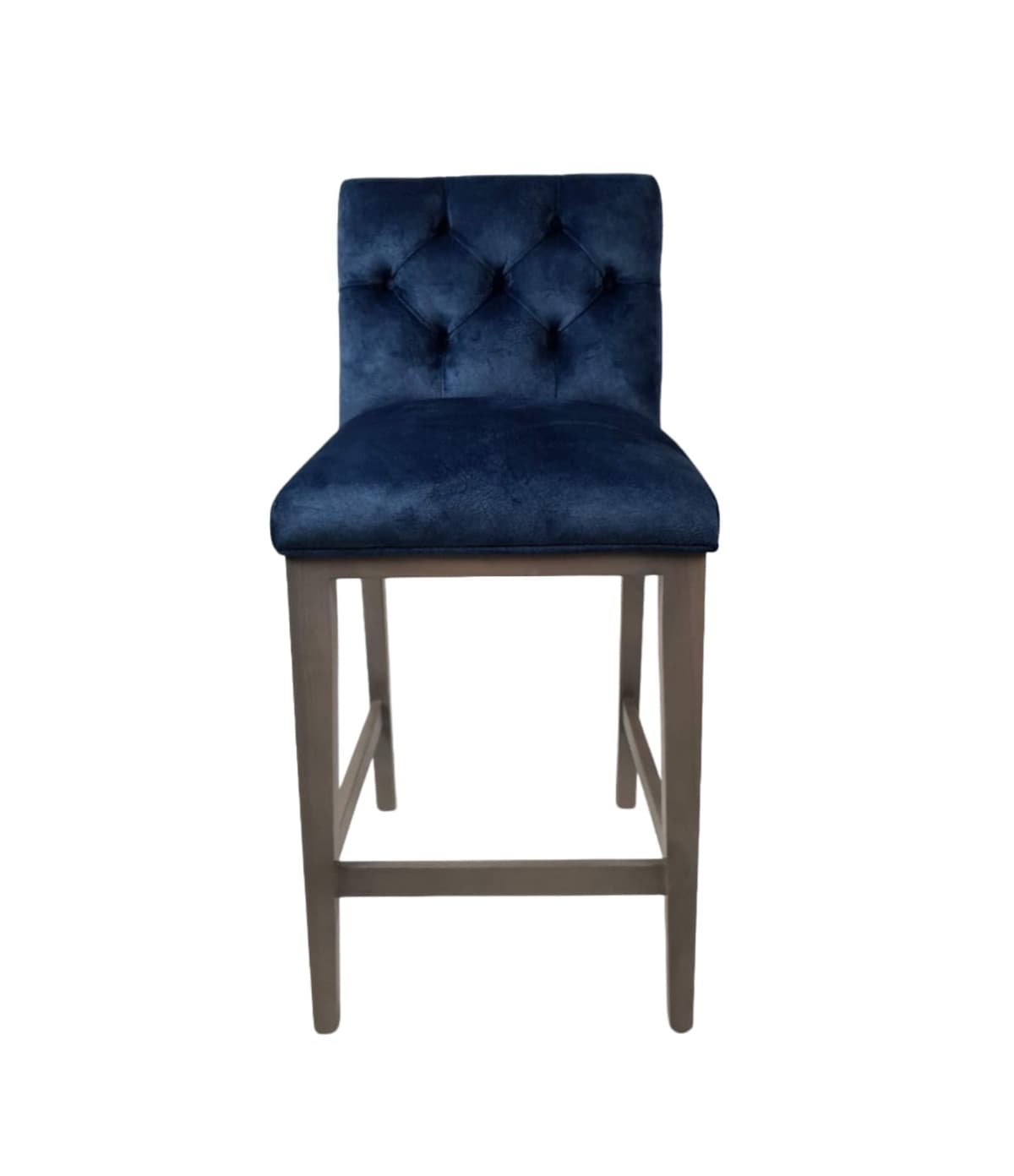 Button Back Barstool - Stock Barstool Front