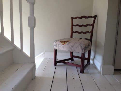 Antique furniture being restored in our workshop