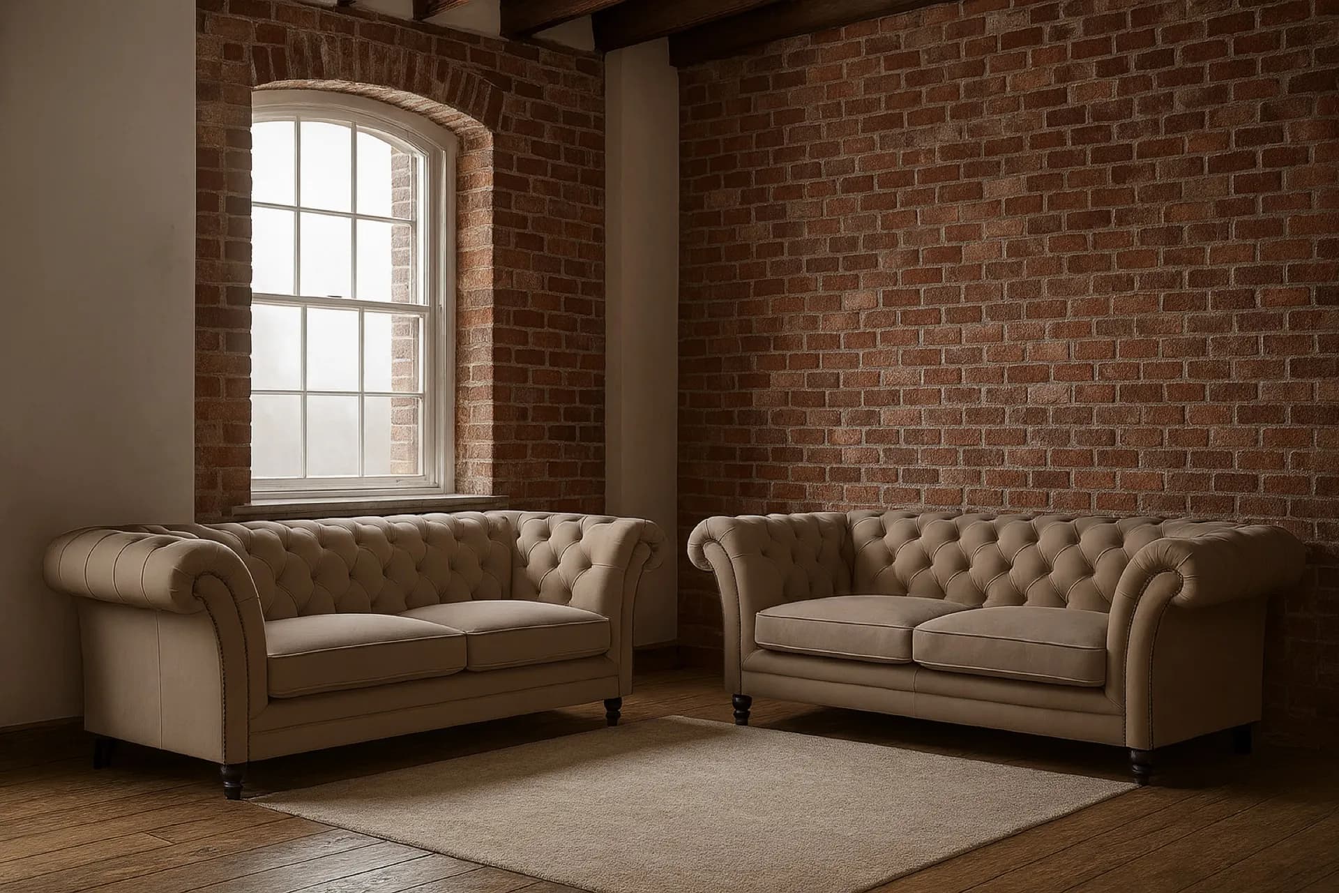 Bespoke Kennington Upholstery sofa in a styled living room