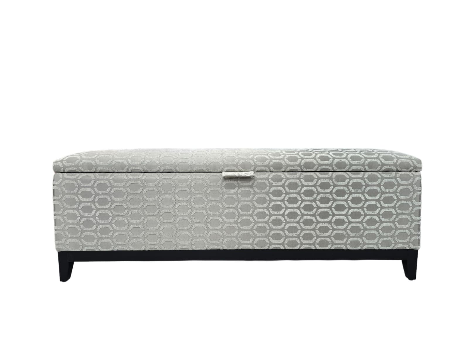 Lift-Top Storage Ottoman - Nicola Storage Ottoman Front Signature Footstool.