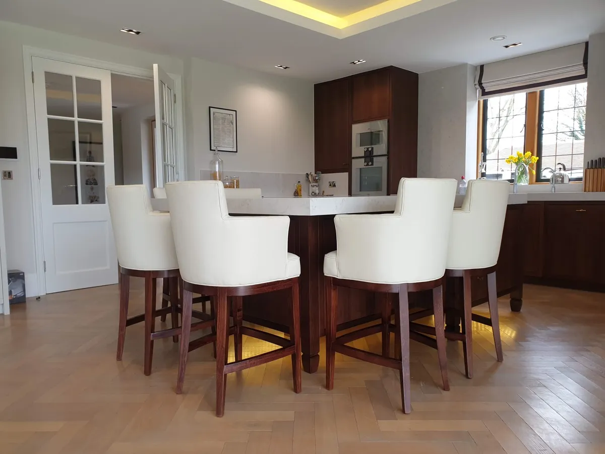 Carmen upholstered barstools