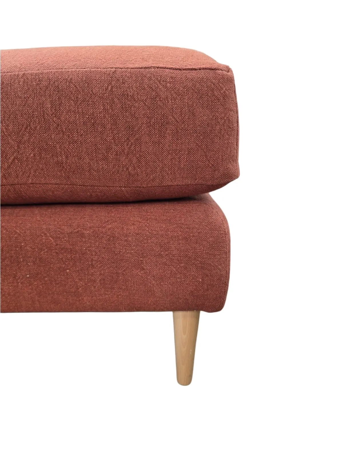 Mid-Century Padded Ottoman - Beaumont Footstool Close - Signature Furniture