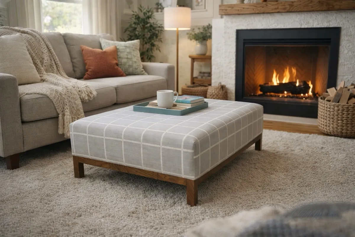 Large Square Ottoman - Brecon Footstool Gallery - Signature Furniture