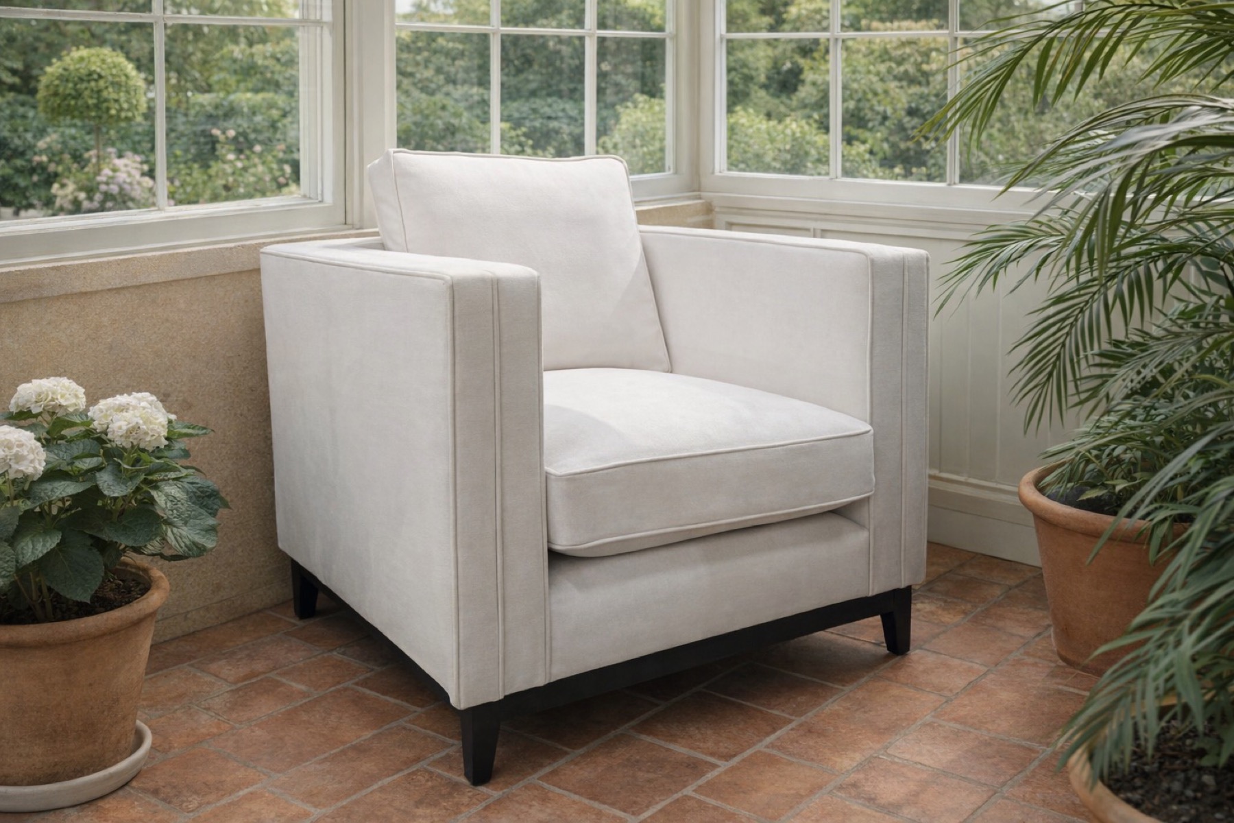 Boxy Club Armchair - Cannought Deluxe Armchair Gallery