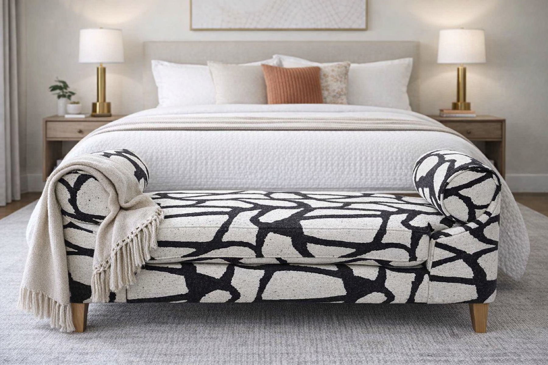 Patterned Daybed - Grace Bench Gallery