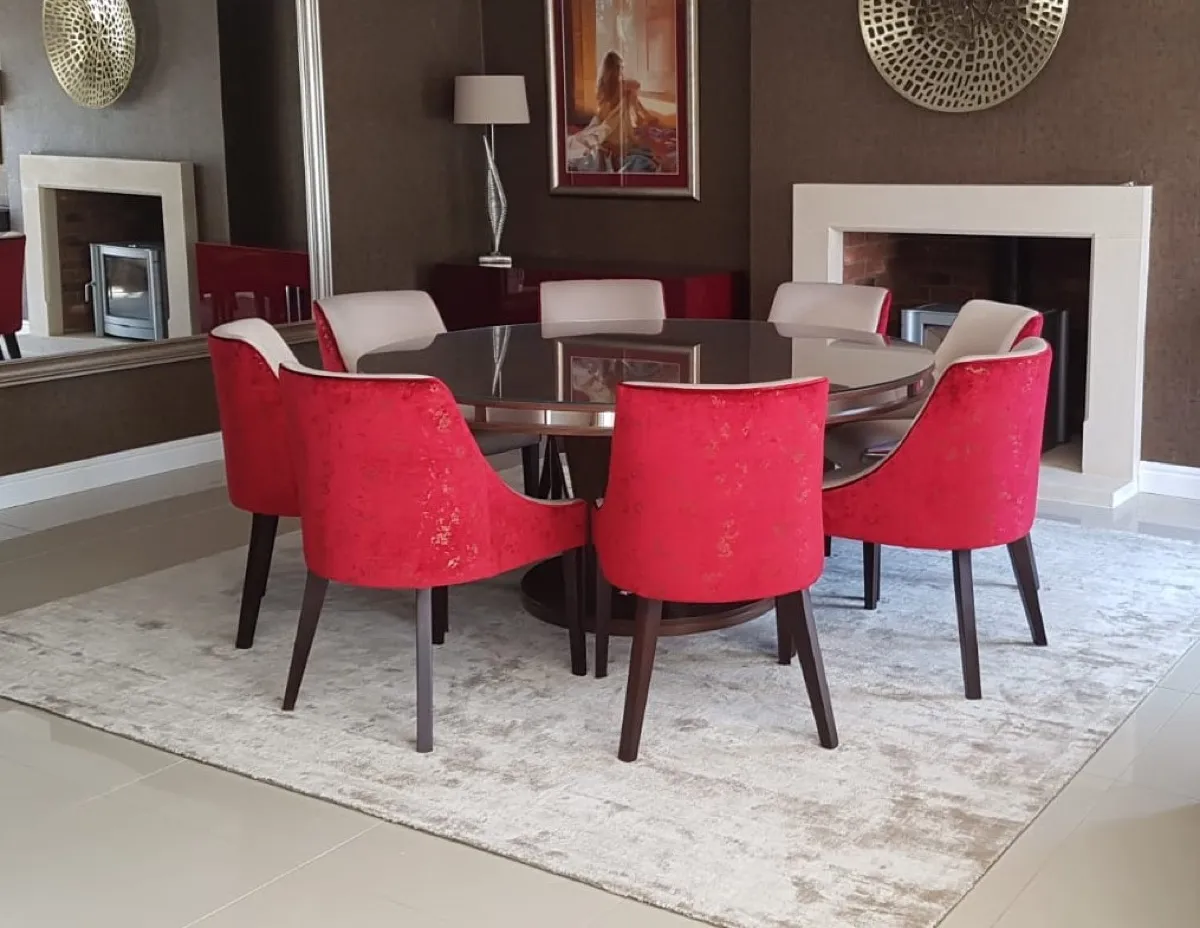 Piped Scatter Cushion Chair - Hampton dining chair Signature Furniture