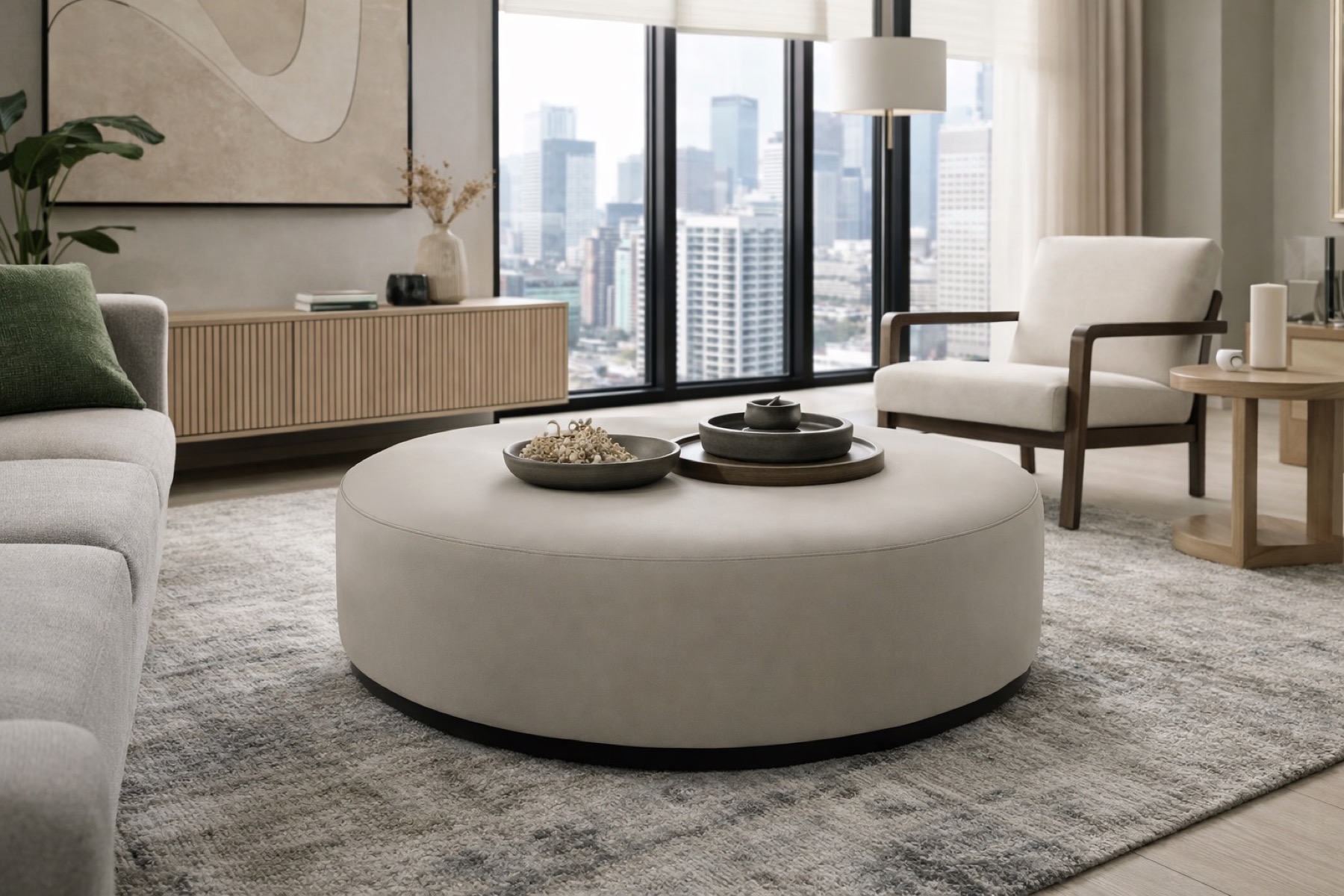 Low-Profile Footstool - Milan Footstool Gallery