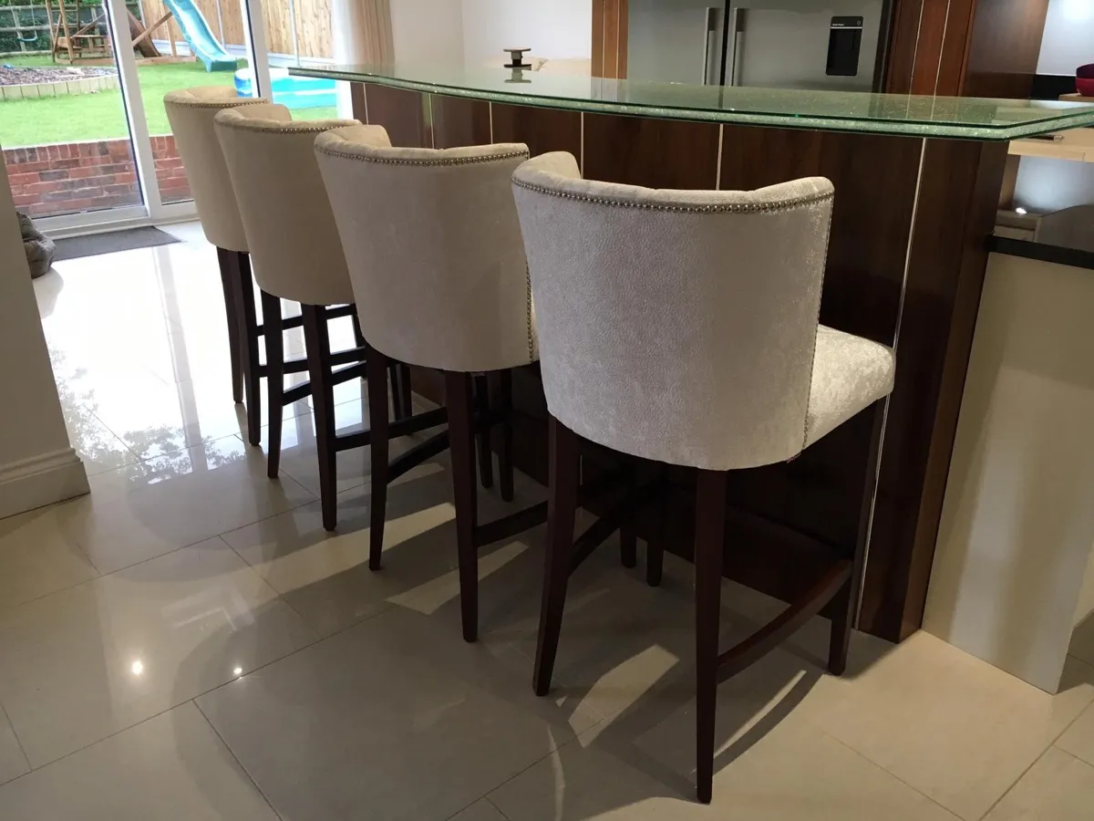 Nailhead Trim Barstool - Olivia Bar Stool (Gallery)