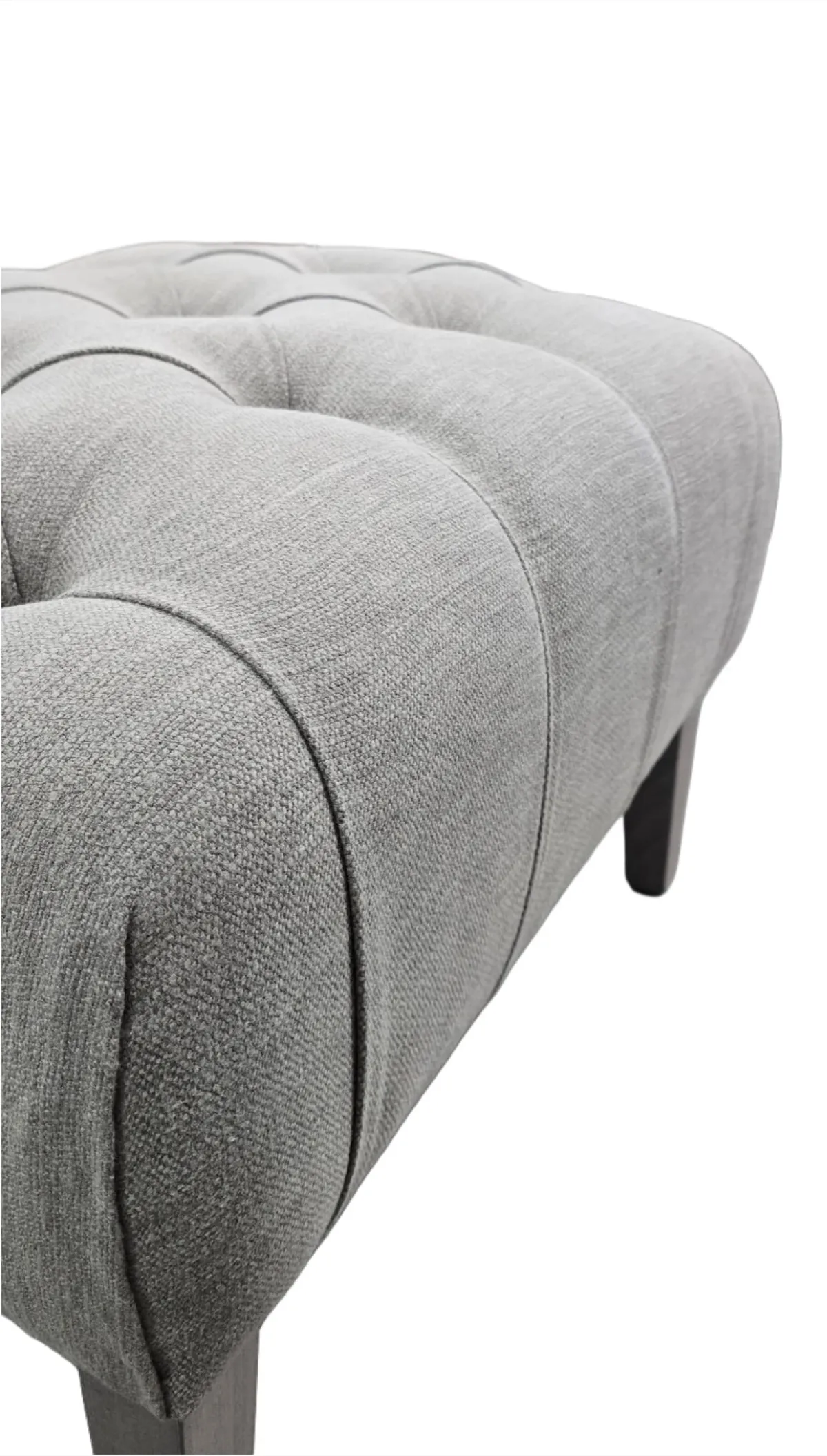 Classic Turned-Leg Footstool - Porchester Footstool Close Signature Footstool.