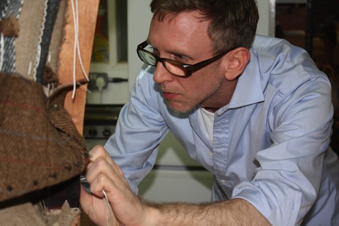 Furniture repair work in progress